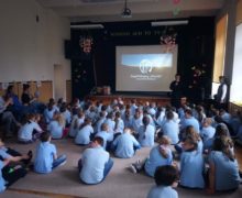 Spotkanie z uczniami szkoły Sacré Coeur w Zbylitowskiej Górze (3)